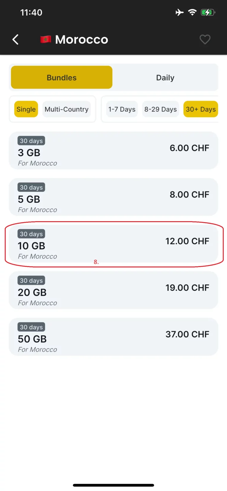 Select eSIM